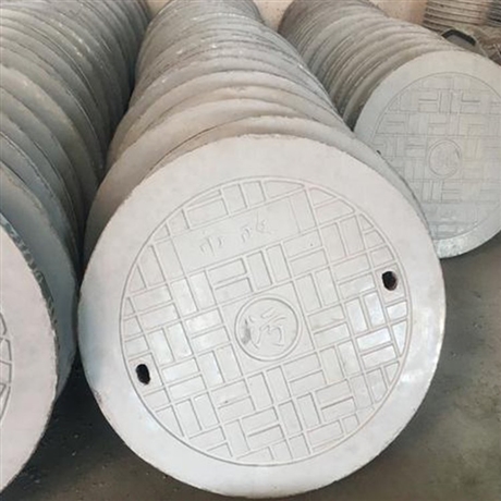 水泥圓形井蓋圖片，混凝土水泥井蓋圖片