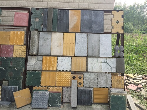 水泥彩磚圖片，混凝土水泥彩磚圖片