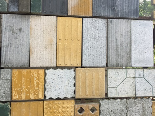 水泥彩磚圖片，混凝土水泥彩磚圖片