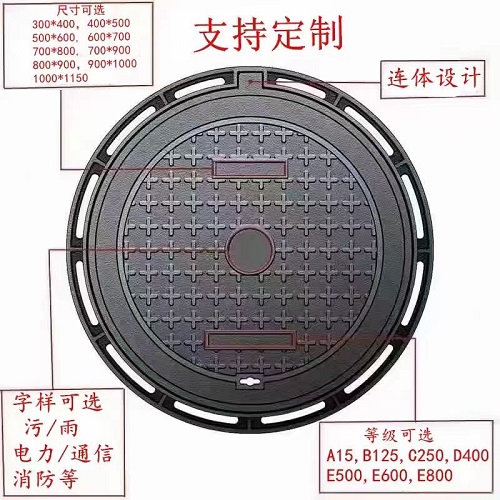 鑄鐵井蓋，鑄鐵井蓋的生產(chǎn)廠家