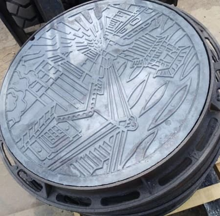 成都藝術球墨鑄鐵井蓋